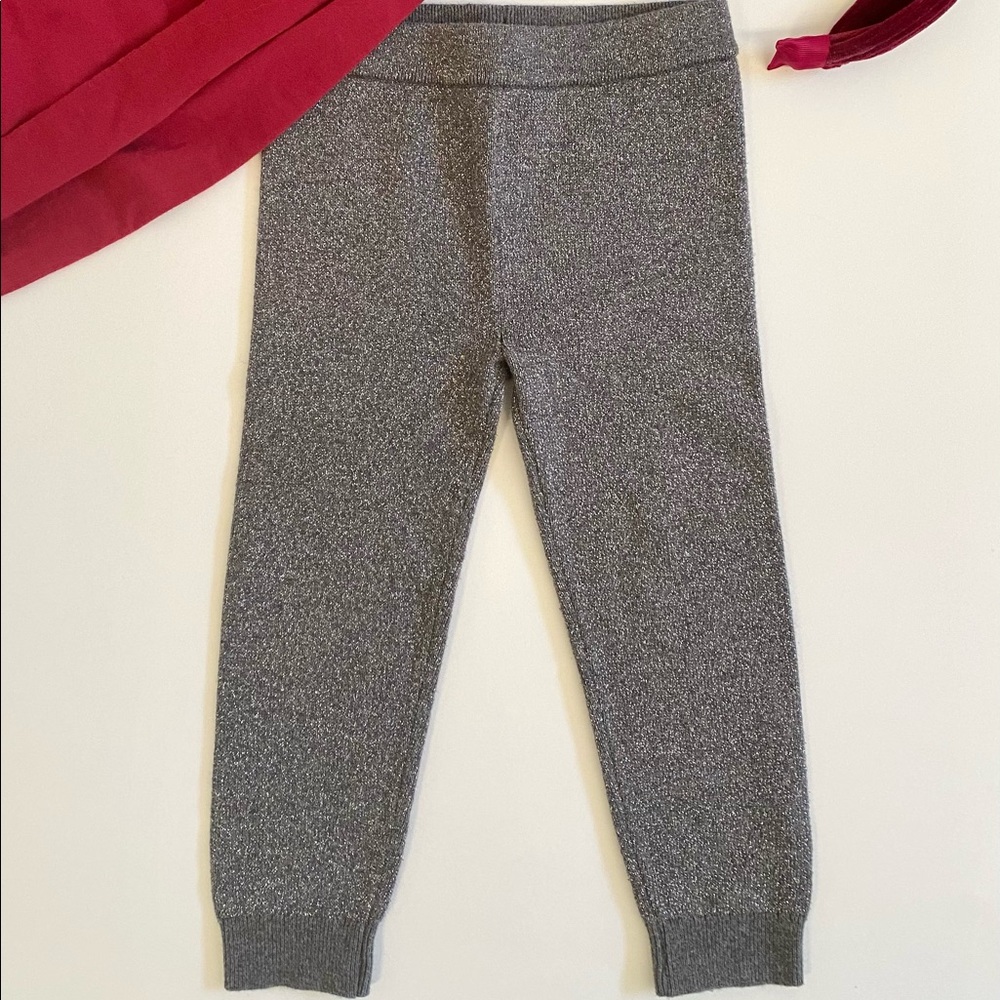 Baby Gap Gray Sparkle Pants 3